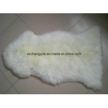 Natural Genuine Sheepskin pele real cabelos longos tapetes macios